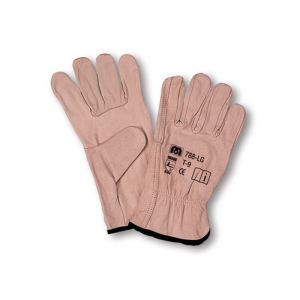 Guantes piel vacuno gris